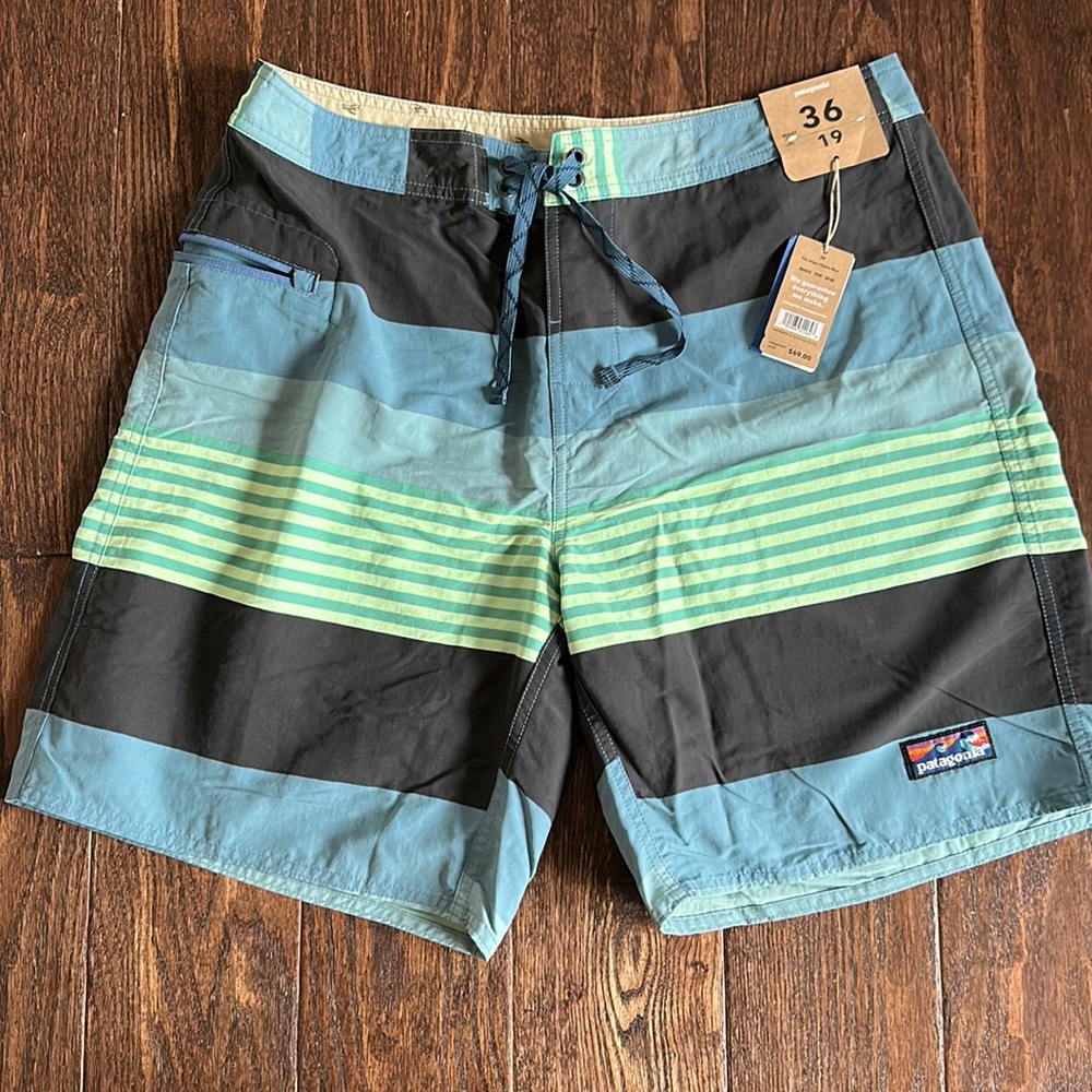 Patagonia, NWT, men’s 36 swim/board shorts
